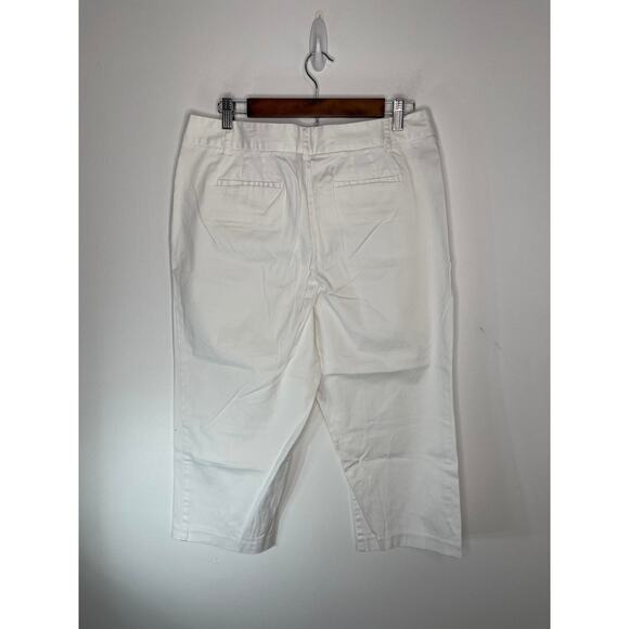 212 Collection chinos pants slacks women's 14 the Natural Fit cropped comfy - Picture 9 of 12